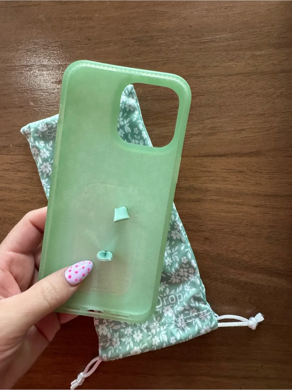 Loopy Green Floral Case